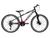 Bike Aro 26 KOG Flay 18v Disco Freeride Full X25 Tipo Viking Preto com rosa, Verde