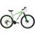 Bike Aro 29 Xnova Attus Alumínio 21v Marchas Suspensão com Trava Freio a Disco Branco, Verde