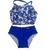 Biquini Infantil Cropped Menina Azul Bic Verão Moda Praia Azul