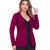 Blazer Alfaiataria Feminino Elegante Social com Botões Vinho