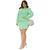 Blazer Feminino Alfaiataria Barbie c/ Botão Plus Size Verde pistache