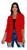 Blazer Feminino Maxi Alfaiataria Acinturado Manga Longa Terninho Casaco Longo Vermelho