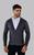 Blazer Masculino Slim Esporte Fino Elastano Premium  dragonfly debatt jeans Cinza