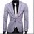 Blazer Masculino Slim Fit Social e Esportivo Cinza