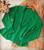 Blazer Neopreme Tamanho padrão Feminino Elegante Tendência Moda inverno Clássico Charmosa Verde bandeira