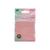 Bloco Adesivo Anotações Lembretes Transparente Yes 75x75mm 50 Folhas Rosa Pastel