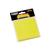 Bloco Adesivo de Anotações BRW Neon 76X76mm 100 Folhas AMARELO