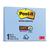 Bloco Adesivo Post-It 3M 76x102mm 90 Folhas Azul Neon