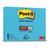 Bloco Adesivo Post-It 3M 76x102mm 90 Folhas Azul Eletric