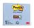 Bloco Adesivo Post-It 76mm x 102mm 657 Neon Com 90 Folhas - 3M Azul Céu 3M