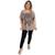 Blusa Bata De Malha Viscolycra Plus Size Tamanho 52 54 Estampado 14