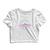 Blusa Blusinha Cropped Tshirt Camiseta Feminina Alien Nave Branco