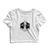 Blusa Blusinha Cropped Tshirt Camiseta Feminina Foguete Rocket Branco