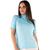 Blusa Blusinha Gola Alta Canelada Feminina Manga Curta Básica Blogueira Inverno Frio Azul bebê