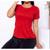 Blusa blusinha suede manga curta feminina macia Caramelo