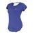 Blusa Camiseta Fitness Feminino Manga DryFit Atividade Físicas Academia Azul