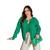 Blusa Casaquinho Cardigan Tricot Feminino Com Botão R111 Verde