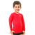 Blusa Compressão Elite Infantil Menino Manga Longa 25830 Vermelho