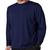 Blusa Comprida Masculina Camisa Manga Longa Camiseta Básica 100% Algodão 30.1 Azul marinho
