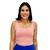 Blusa Cropped   Alça Larga K2B - Poliamida com Elastano Nude rosé