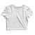 Blusa Cropped Blusinha Camiseta Feminina Lisa Branco