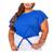 Blusa Cropped canelado plus size amarração manga babado novidade feminina Pink