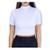 Blusa Cropped feminino canelado básico manga curta gola alta moda influencer Bordô