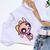 Blusa cropped infantil menina -Personagens Stitch-Minnie etc Branco