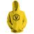 Blusa de Frio Moletom Flanelado com Capuz Estampa Digital Unissex Envio Imediato Faculdade Medicina Veterinária Amarelo