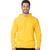 Blusa de frio Moletom Unissex Confortável Com Capuz Top Full Amarelo