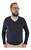 Blusa De Frio Suéter Masculino Lã Tricot Malha Grossa Casual Preto