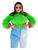 Blusa De Frio Tricot Plus Size Manga Bufante Inverno Moda Verde neon