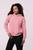 Blusa de Moletom Feminino e Masculino Casaco blusa de frio Canguru Com Capuz e cordão -M010 Rosa