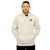 Blusa de Moletom Opice Bolso Canguru Fechado OP01 Masculina Offwhite op preto