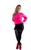 Blusa De Tricot Feminina Tendência Outono Inverno Moda Blogueira Tricô Rosa