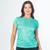 Blusa Dry Fit Feminina Fitness Treino Academia Manga Curta Verde