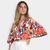 Blusa Farm Estampada Floral Sketch Feminina Estampado