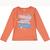 Blusa Feminina Infantil Manga Longa Cativa Kids Laranja