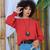 Blusa Feminina Manga Comprida Camisa Social Cropped Duna Terracota