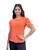 Blusa Feminina Manga Curta Lese Laise Elegante sku: Bl11 Laranja