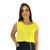 Blusa Feminina Social Manga Curta Renda Moda Evangelica Amarelo