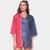 Blusa Fila Kimono Swim Feminina Marinho, Vermelho