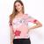 Blusa Flora Zuu Floral Feminina Floral