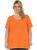 Blusa Gola Careca Plus Size Fenomenal Laranja