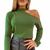 Blusa gola choker feminina na  Viscolycra Verde