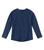 Blusa Infantil Básica Manga Longa Bolso Rovitex Kids Azul Marinho Azul escuro