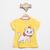 Blusa Infantil Disney Marie Feminina Amarelo