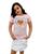 Blusa Malha Infantil com Aplicação Manga Curta Rosa claro, Coração