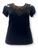 Blusa Malha Viscolycra Ciganinha Com Renda Lisa Preto 2