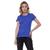 Blusa malwee basica feminina gola redonda Azul